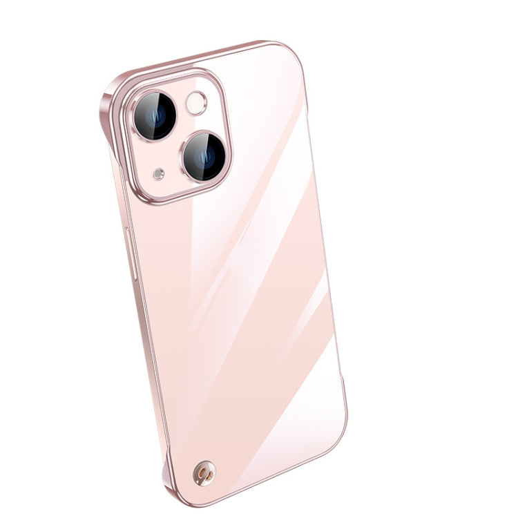 Electroplating Frameless Clear PC Phone Case, For iPhone 14 Pro Max, For iPhone 13, For iPhone 13 Pro
