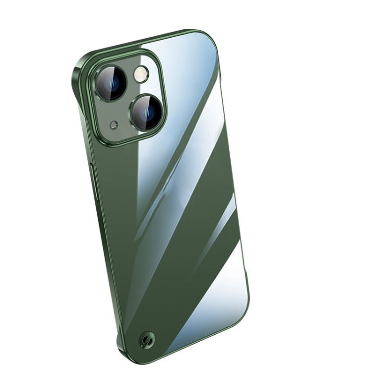 Electroplating Frameless Clear PC Phone Case, For iPhone 14 Pro Max, For iPhone 13, For iPhone 13 Pro