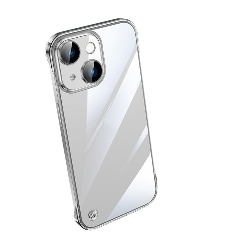Electroplating Frameless Clear PC Phone Case, For iPhone 14 Pro Max, For iPhone 13, For iPhone 13 Pro