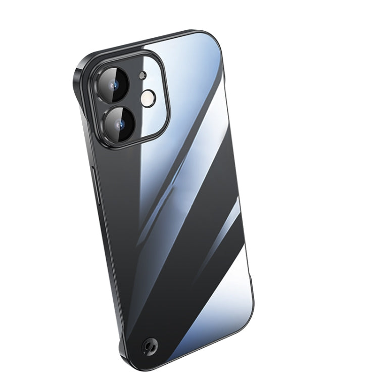Electroplating Frameless Clear PC Phone Case, For iPhone 13 Pro Max, For iPhone 12, For iPhone 12 Pro