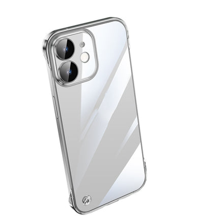 Electroplating Frameless Clear PC Phone Case, For iPhone 13 Pro Max, For iPhone 12, For iPhone 12 Pro