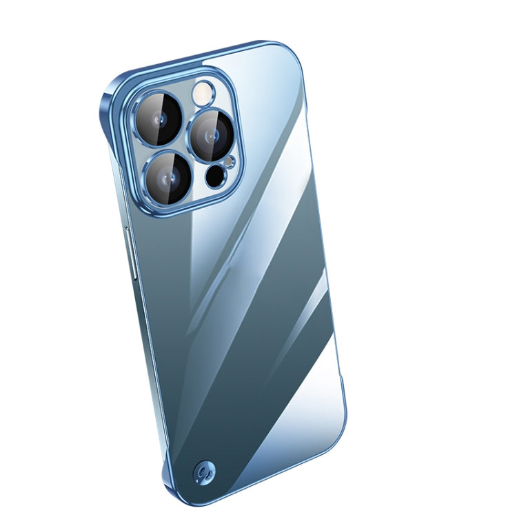 Electroplating Frameless Clear PC Phone Case, For iPhone 13 Pro Max, For iPhone 12, For iPhone 12 Pro