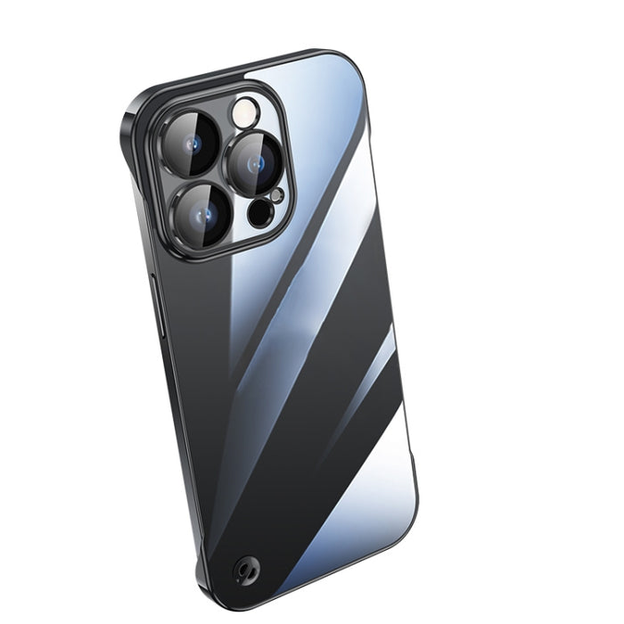 Electroplating Frameless Clear PC Phone Case, For iPhone 12 Pro Max
