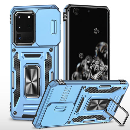 Armor PC + TPU Camera Shield Phone Case, For Samsung Galaxy S20 Ultra, For Samsung Galaxy S20+, For Samsung Galaxy S10, For Samsung Galaxy A53 5G