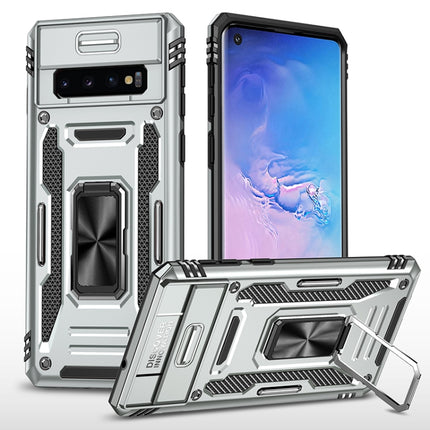 Armor PC + TPU Camera Shield Phone Case, For Samsung Galaxy S20 Ultra, For Samsung Galaxy S20+, For Samsung Galaxy S10, For Samsung Galaxy A53 5G