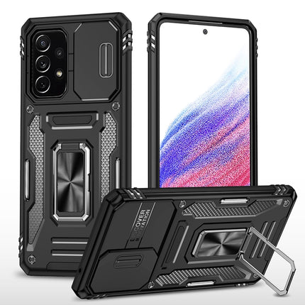 Armor PC + TPU Camera Shield Phone Case, For Samsung Galaxy S20 Ultra, For Samsung Galaxy S20+, For Samsung Galaxy S10, For Samsung Galaxy A53 5G