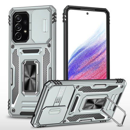 Armor PC + TPU Camera Shield Phone Case, For Samsung Galaxy S20 Ultra, For Samsung Galaxy S20+, For Samsung Galaxy S10, For Samsung Galaxy A53 5G