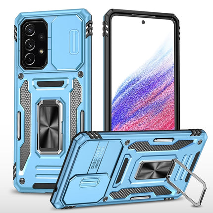 Armor PC + TPU Camera Shield Phone Case, For Samsung Galaxy S20 Ultra, For Samsung Galaxy S20+, For Samsung Galaxy S10, For Samsung Galaxy A53 5G