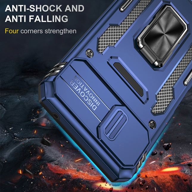 Armor PC + TPU Camera Shield Phone Case, For Samsung Galaxy A22 5G, For Samsung Galaxy A13 5G, For Samsung Galaxy A42 5G, For Samsung Galaxy A71 5G