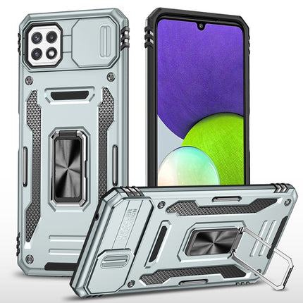 Armor PC + TPU Camera Shield Phone Case, For Samsung Galaxy A22 5G, For Samsung Galaxy A13 5G, For Samsung Galaxy A42 5G, For Samsung Galaxy A71 5G