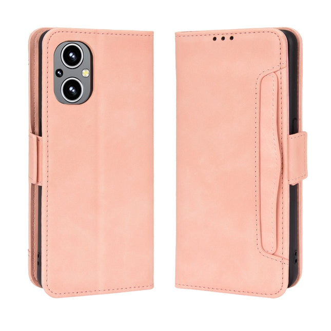 Skin Feel Calf Texture Card Slots Leather Phone Case, For OPPO  Reno8 Lite 5G Global/Reno8 Z/Reno7 Z, For OnePlus Nord N20 5G, For OPPO A17, For Motorola Moto E22 / E22i