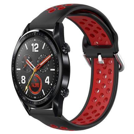 22mm Clasp Two Color Sport Wrist Strap Watchband, For Huawei Watch GT 46mm / 42mm
