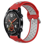 For Huawei Watch GT 46mm / 42mm / Red + Grey