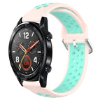 For Huawei Watch GT 46mm / 42mm / Mint Green + Light Pink