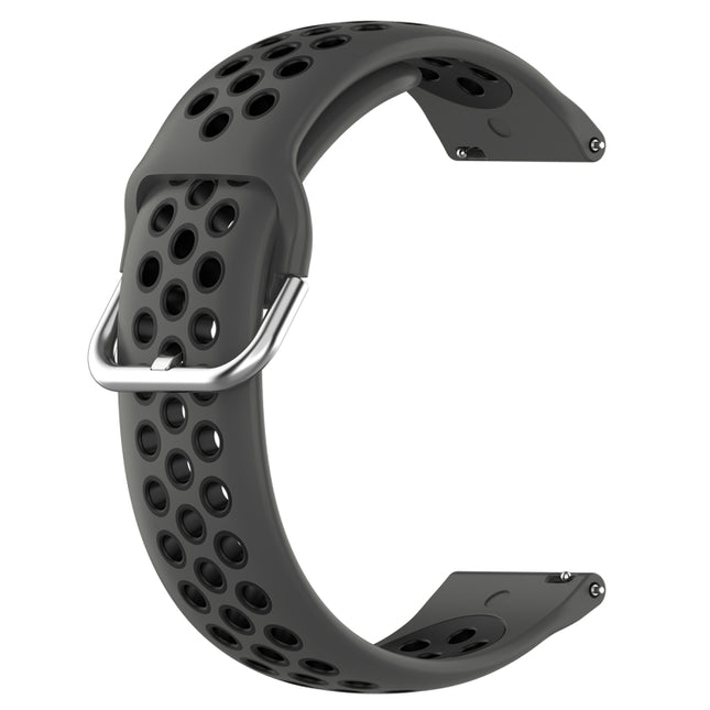 22mm Clasp Two Color Sport Wrist Strap Watchband, For Huawei Honor Magic Watch 2 46mm