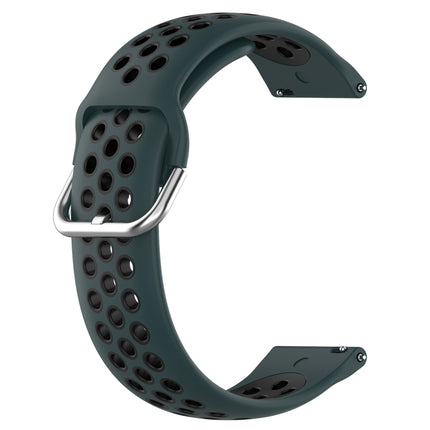 22mm Clasp Two Color Sport Wrist Strap Watchband, For Huawei Honor Magic Watch 2 46mm