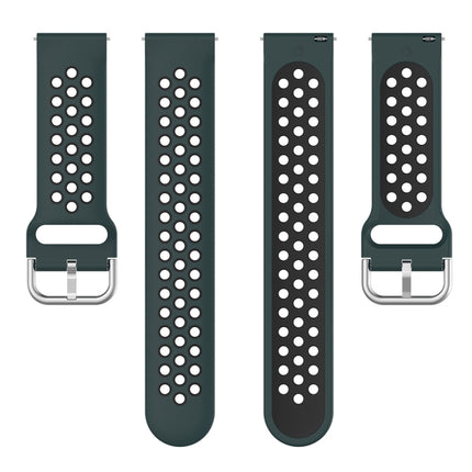 22mm Clasp Two Color Sport Wrist Strap Watchband, For Huawei Honor Magic Watch 2 46mm