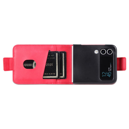 AZNS Magnetic Calf Texture Flip Leather Phone Case, For Samsung Galaxy Z Flip4 5G, For Samsung Galaxy Z Flip3 5G