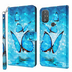 For Motorola Moto G Power 2022 / Three Butterflies