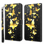 For Motorola Moto G Power 2022 / Gold Butterfly