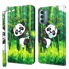 For Motorola Moto G Stylus 5G 2022 / Panda Climbing Bamboo