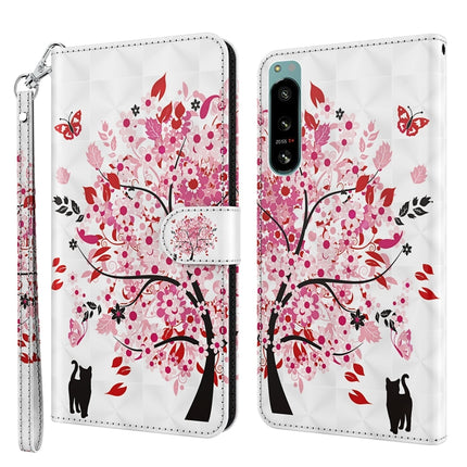 3D Painting Pattern TPU + PU Phone Case, For OnePlus 10T, For Sony Xperia 5 IV