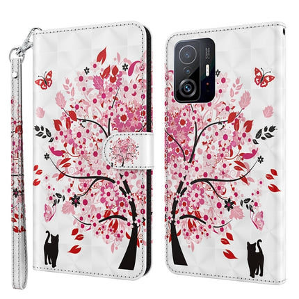 3D Painting Pattern TPU + PU Phone Case, For Samsung Galaxy A14 5G, For Xiaomi 11T Pro