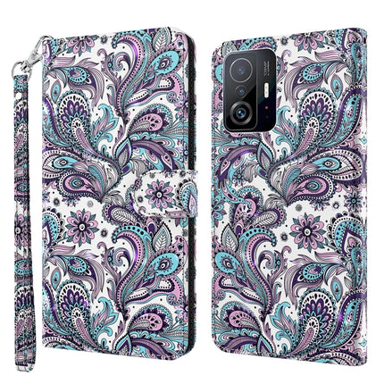 3D Painting Pattern TPU + PU Phone Case, For Samsung Galaxy A14 5G, For Xiaomi 11T Pro