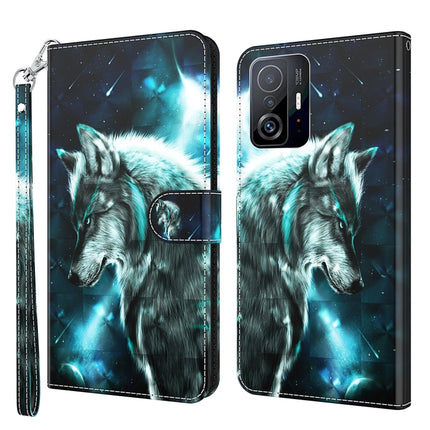 3D Painting Pattern TPU + PU Phone Case, For Samsung Galaxy A14 5G, For Xiaomi 11T Pro