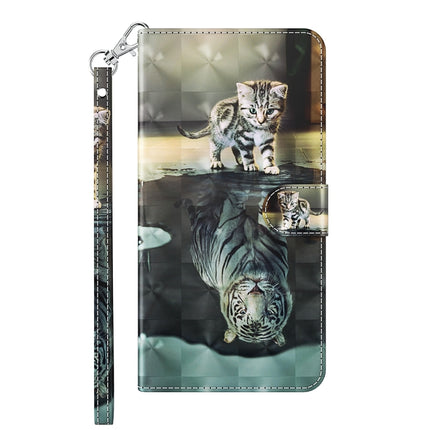 3D Painting Pattern TPU + PU Phone Case, For Xiaomi 12T Pro/12T/Redmi K50 Ultra, For Samsung Galaxy A04