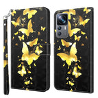 For Xiaomi 12T Pro/12T/Redmi K50 Ultra / Gold Butterfly