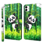 For Samsung Galaxy A04 / Panda Climbing Bamboo