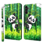 For Samsung Galaxy A14 5G / Panda Climbing Bamboo