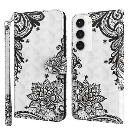 3D Painting Pattern TPU + PU Phone Case, For Samsung Galaxy S23 5G, For Samsung Galaxy S23, For Samsung Galaxy S23+ 5G