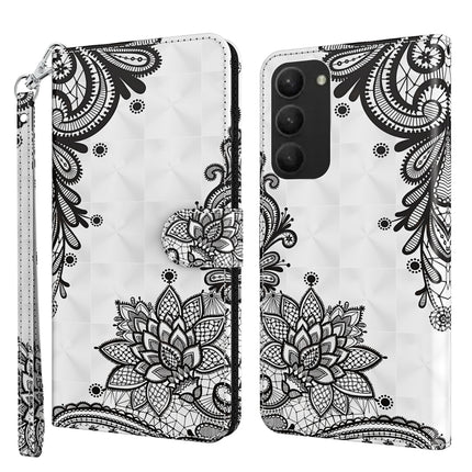3D Painting Pattern TPU + PU Phone Case, For Samsung Galaxy S23 5G, For Samsung Galaxy S23, For Samsung Galaxy S23+ 5G