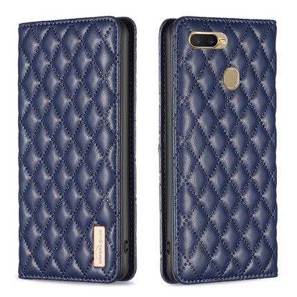 Diamond Lattice Magnetic Leather Flip Phone Case, For OPPO A7, For OPPO A15, For OPPO A16s / A16 / A54s / A55 5G / A54 4G, For OPPO A57 4G
