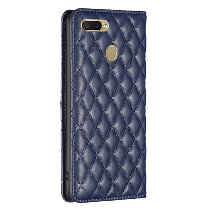 Diamond Lattice Magnetic Leather Flip Phone Case, For OPPO A7, For OPPO A15, For OPPO A16s / A16 / A54s / A55 5G / A54 4G, For OPPO A57 4G
