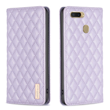 Diamond Lattice Magnetic Leather Flip Phone Case, For OPPO A7, For OPPO A15, For OPPO A16s / A16 / A54s / A55 5G / A54 4G, For OPPO A57 4G