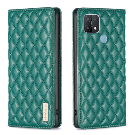 Diamond Lattice Magnetic Leather Flip Phone Case, For OPPO A7, For OPPO A15, For OPPO A16s / A16 / A54s / A55 5G / A54 4G, For OPPO A57 4G