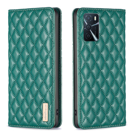 Diamond Lattice Magnetic Leather Flip Phone Case, For OPPO A7, For OPPO A15, For OPPO A16s / A16 / A54s / A55 5G / A54 4G, For OPPO A57 4G