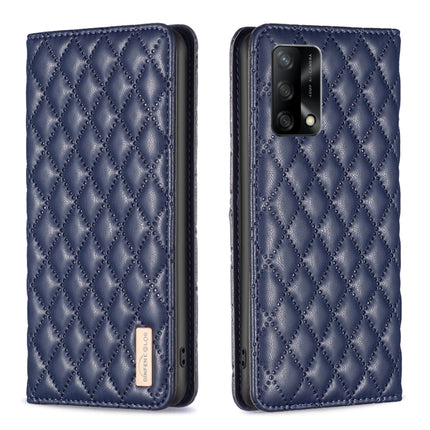 Diamond Lattice Magnetic Leather Flip Phone Case, For OPPO A74 4G / F19 4G, For OPPO A74 5G / A93 5G / A54 5G, For OPPO A76 4G / A36 4G / K10 4G / Realme 9i, For OPPO A94 4G / Reno5 F / F19 Pro