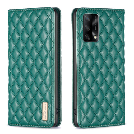 Diamond Lattice Magnetic Leather Flip Phone Case, For OPPO A74 4G / F19 4G, For OPPO A74 5G / A93 5G / A54 5G, For OPPO A76 4G / A36 4G / K10 4G / Realme 9i, For OPPO A94 4G / Reno5 F / F19 Pro