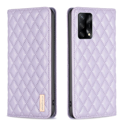 Diamond Lattice Magnetic Leather Flip Phone Case, For OPPO A74 4G / F19 4G, For OPPO A74 5G / A93 5G / A54 5G, For OPPO A76 4G / A36 4G / K10 4G / Realme 9i, For OPPO A94 4G / Reno5 F / F19 Pro