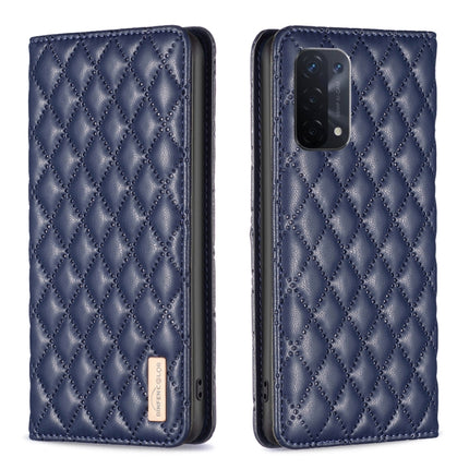 Diamond Lattice Magnetic Leather Flip Phone Case, For OPPO A74 4G / F19 4G, For OPPO A74 5G / A93 5G / A54 5G, For OPPO A76 4G / A36 4G / K10 4G / Realme 9i, For OPPO A94 4G / Reno5 F / F19 Pro