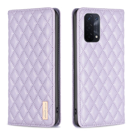 Diamond Lattice Magnetic Leather Flip Phone Case, For OPPO A74 4G / F19 4G, For OPPO A74 5G / A93 5G / A54 5G, For OPPO A76 4G / A36 4G / K10 4G / Realme 9i, For OPPO A94 4G / Reno5 F / F19 Pro