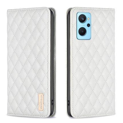 Diamond Lattice Magnetic Leather Flip Phone Case, For OPPO A74 4G / F19 4G, For OPPO A74 5G / A93 5G / A54 5G, For OPPO A76 4G / A36 4G / K10 4G / Realme 9i, For OPPO A94 4G / Reno5 F / F19 Pro