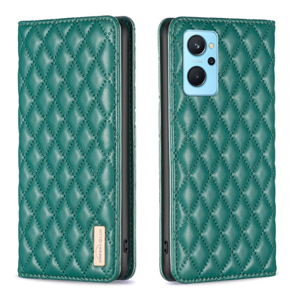Diamond Lattice Magnetic Leather Flip Phone Case, For OPPO A74 4G / F19 4G, For OPPO A74 5G / A93 5G / A54 5G, For OPPO A76 4G / A36 4G / K10 4G / Realme 9i, For OPPO A94 4G / Reno5 F / F19 Pro