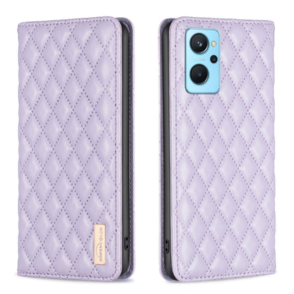 Diamond Lattice Magnetic Leather Flip Phone Case, For OPPO A74 4G / F19 4G, For OPPO A74 5G / A93 5G / A54 5G, For OPPO A76 4G / A36 4G / K10 4G / Realme 9i, For OPPO A94 4G / Reno5 F / F19 Pro