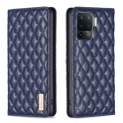 Diamond Lattice Magnetic Leather Flip Phone Case, For OPPO A74 4G / F19 4G, For OPPO A74 5G / A93 5G / A54 5G, For OPPO A76 4G / A36 4G / K10 4G / Realme 9i, For OPPO A94 4G / Reno5 F / F19 Pro