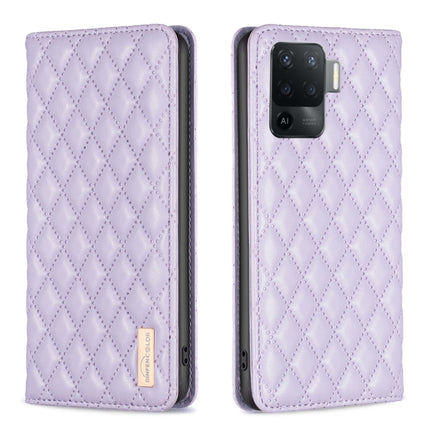 Diamond Lattice Magnetic Leather Flip Phone Case, For OPPO A74 4G / F19 4G, For OPPO A74 5G / A93 5G / A54 5G, For OPPO A76 4G / A36 4G / K10 4G / Realme 9i, For OPPO A94 4G / Reno5 F / F19 Pro